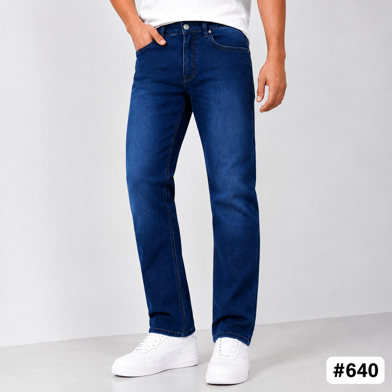 Men’s Dark Blue Denim Jeans