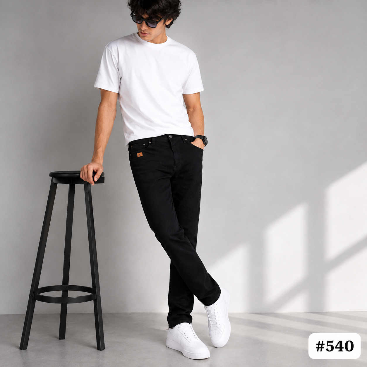 Men’s Black Classic Denim Jeans
