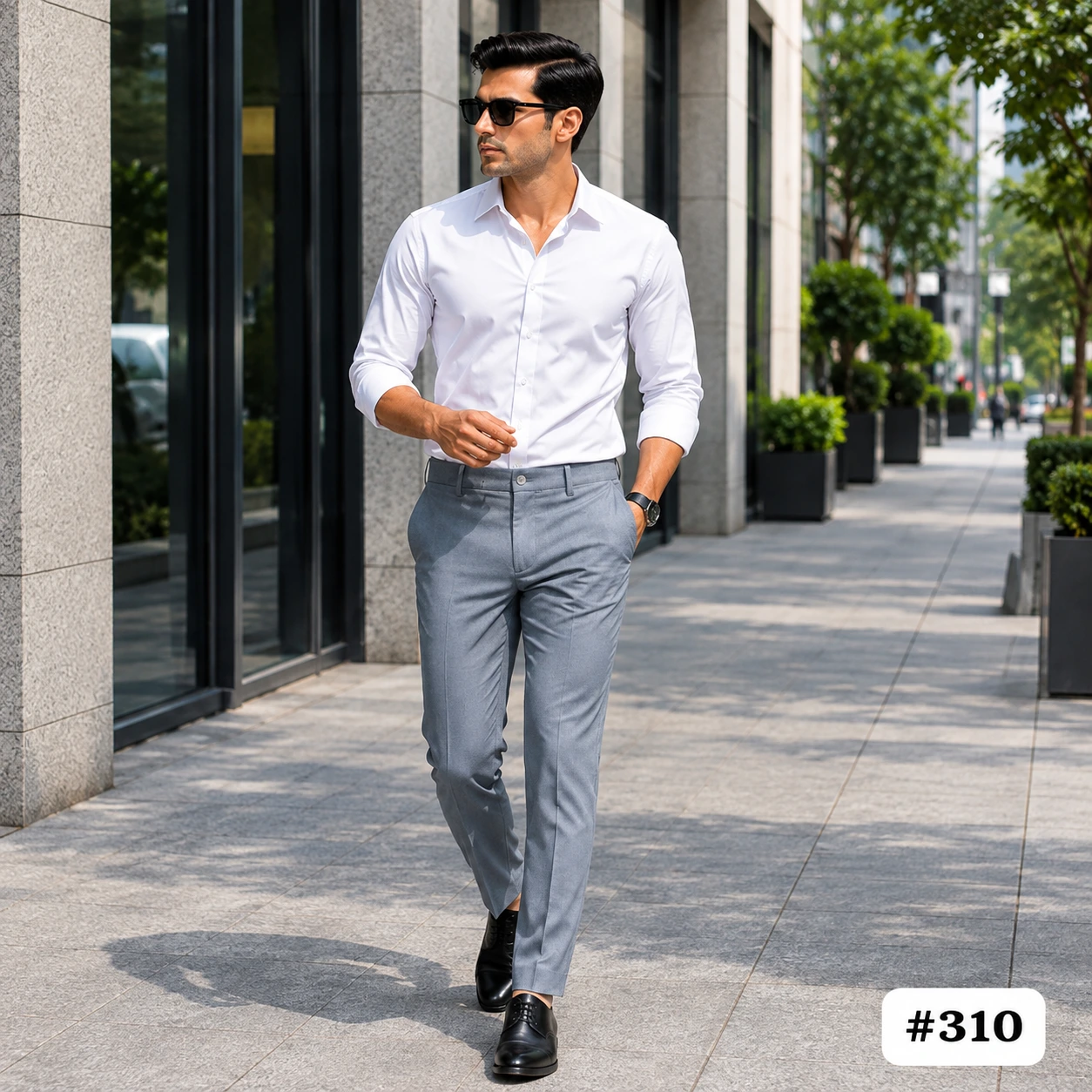 Men’s Grey Formal Pants